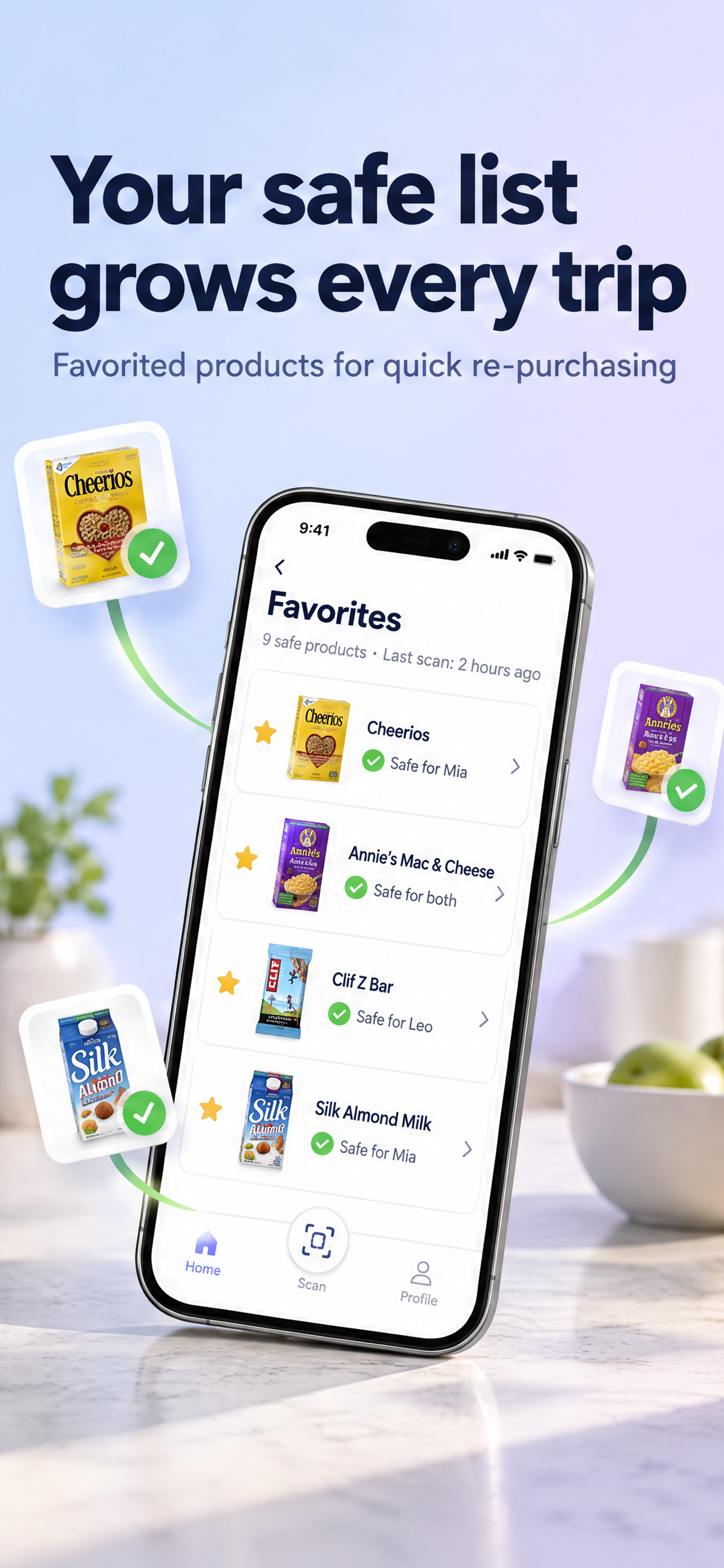 Your safe list grows every trip
